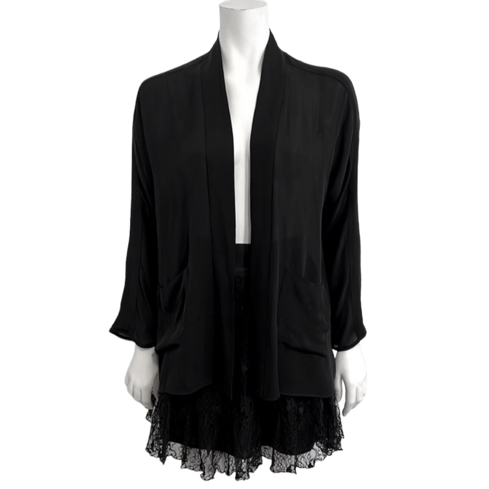 WILFRED Silk Cardigan Jacket